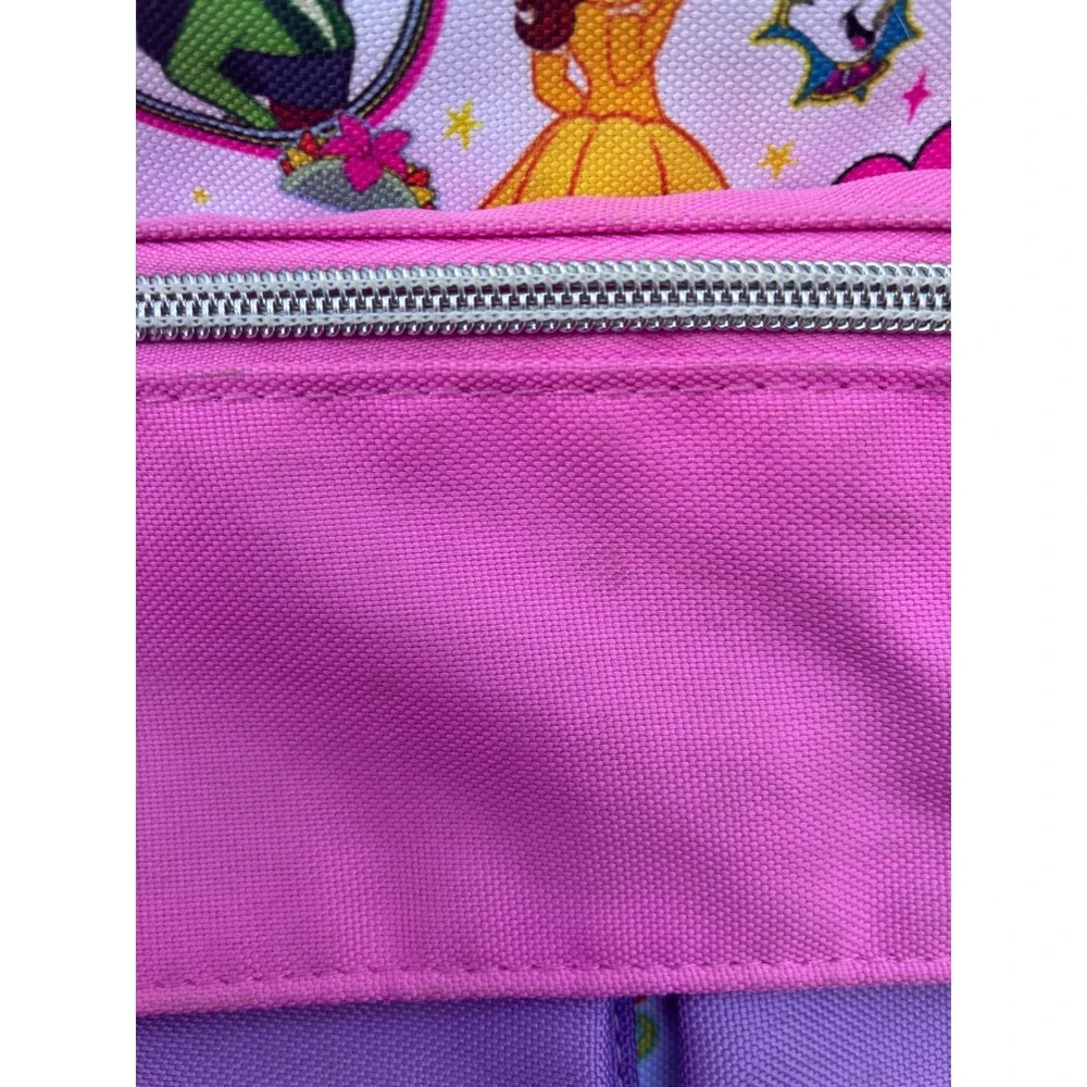 Disney Princess Be True Be You Backpack Pink Purple Ariel Belle Tiana School Bag
